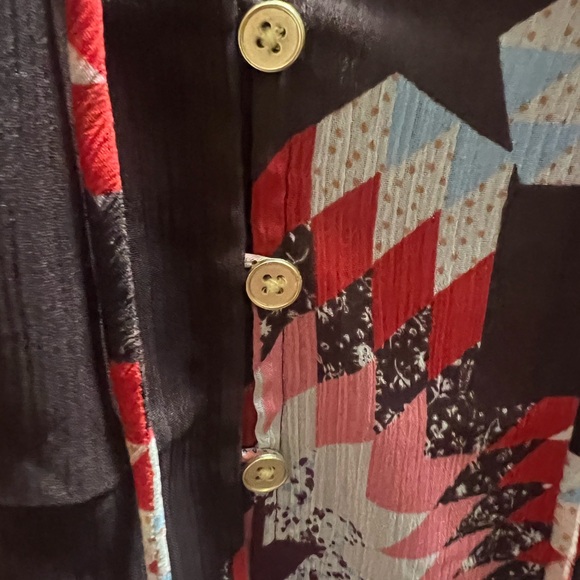 Loft Babydoll Dress Long sleeved  cute detail with gold buttons - Picture 3 of 4